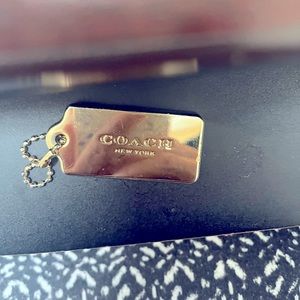 Coach gold key chain